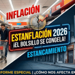 Estanflación 2026: ¿Por qué los precios vuelan y el bolsillo se congela?